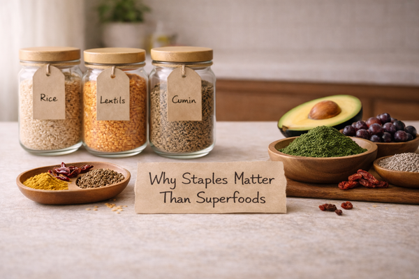 Why staples matter more than superfoods ?