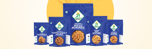 24 Mantra Organic Snack Packages
