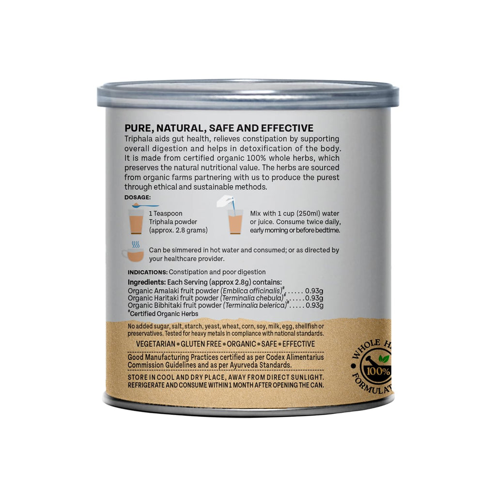 ORGANIC INDIA TRIPHALA POWDER 100 GM