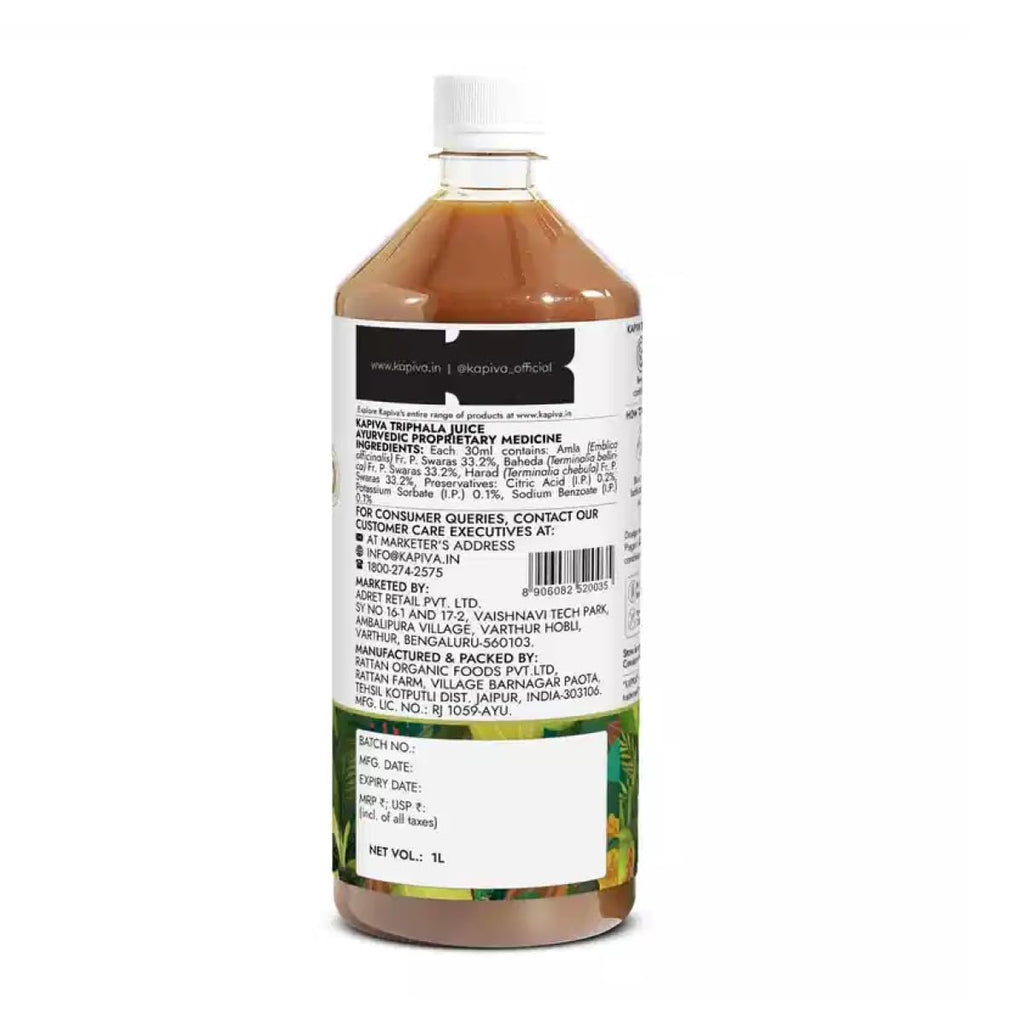 KAPIVA TRIPHALA JUICE 1 LTR