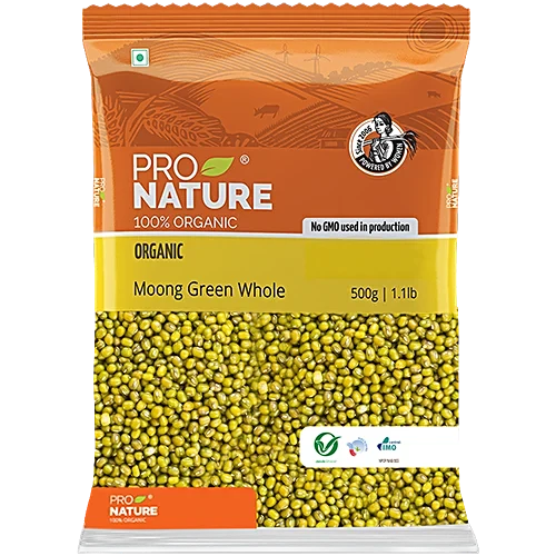 PRONATURE MOONG GREEN WHOLE 500 GM
