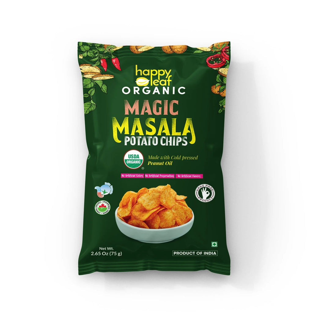 HAPPY LEAF MAGIC MASALA POTATO CHIPS 7 GM