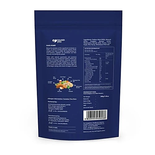 NOURISH CASHEW CLUSTER 200 GM