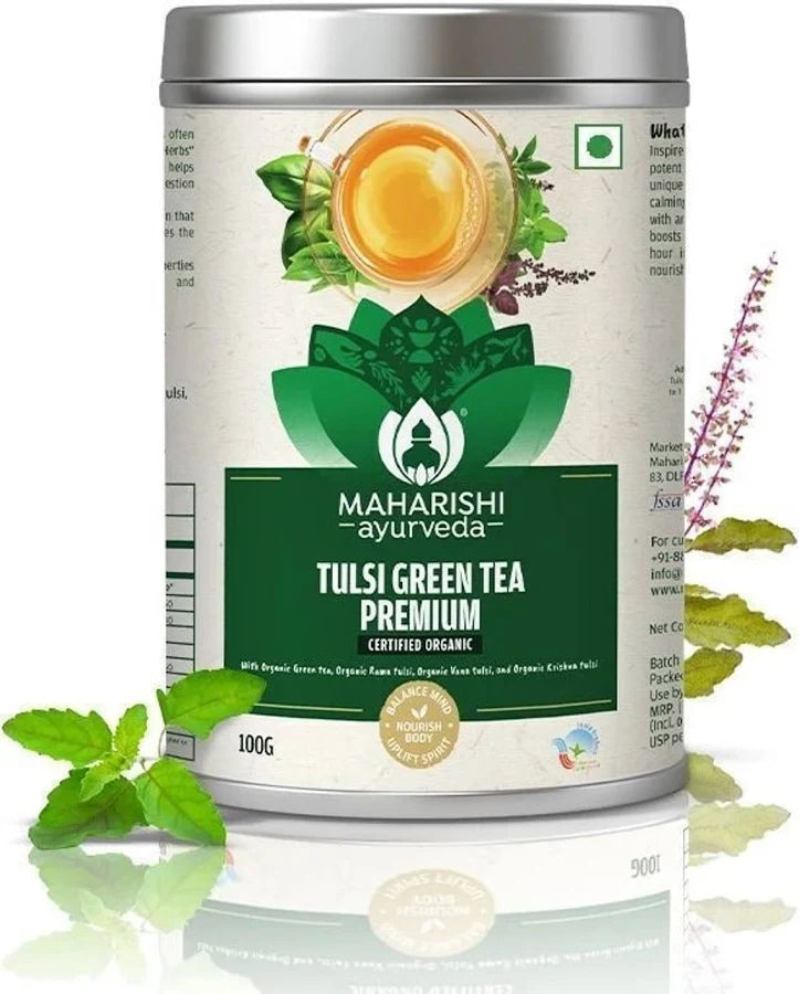 MAHARISHI TULSI GREEN TEA PREMIUM 100 GM