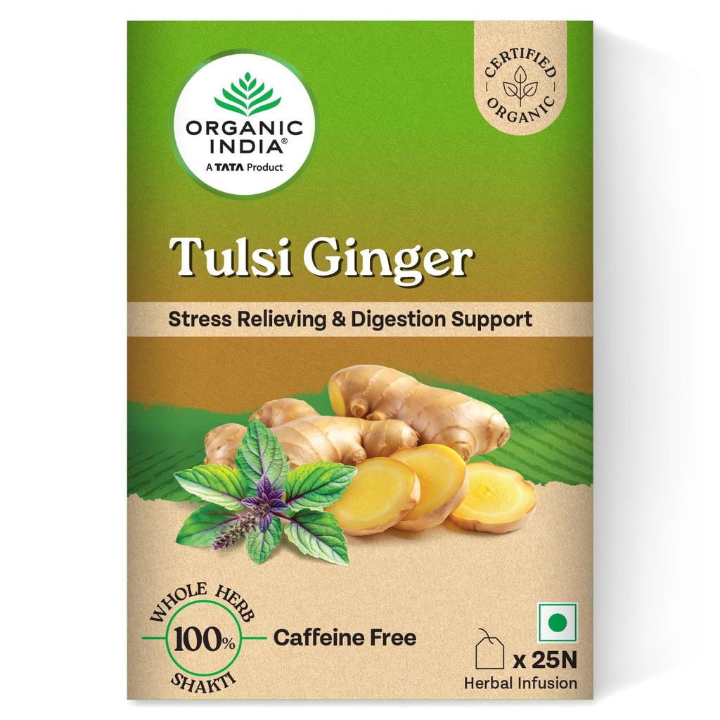 ORANIC INDIA TULSI GINGER 25S TEA BAG