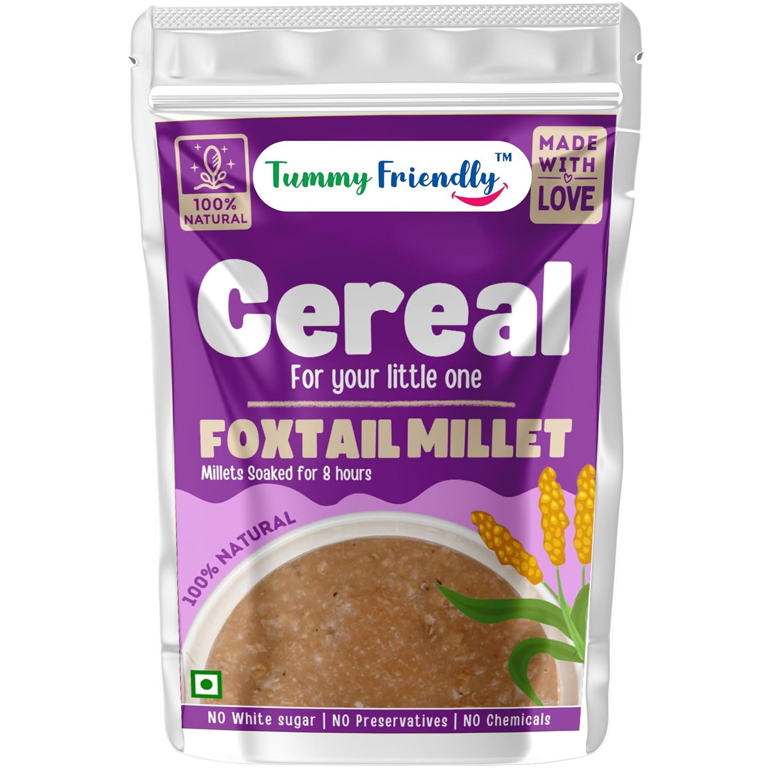 TUMMYFRIENDLY FOODS FOXTAIL MILLET CEREAL FOR TODDLERS-300 GM