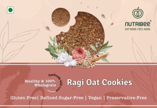 NUTRIBEE GLUTEN-FREE RAGI OAT COOKIES 180 GM