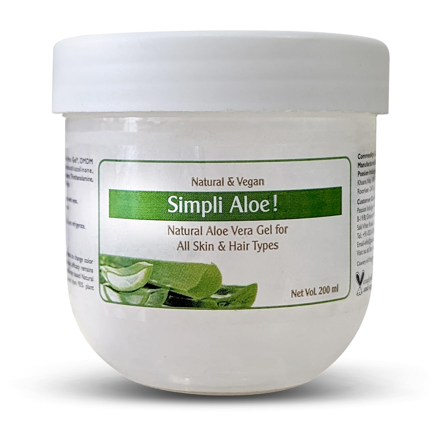 P I SIMPLE ALOE NATURAL GEL 200 ML
