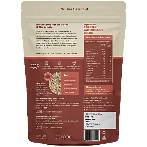 NOURISH ROSTED WATERMELON SEEDS-100 GM