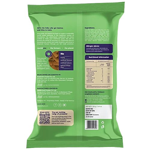 NOURISH JOWAR BITES ONION MASALA 60 GM