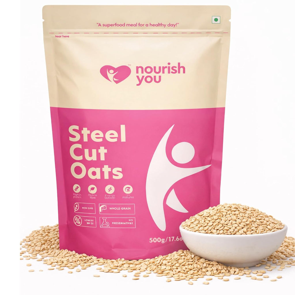 NOURISH STEEL CUT OATS 500 GM