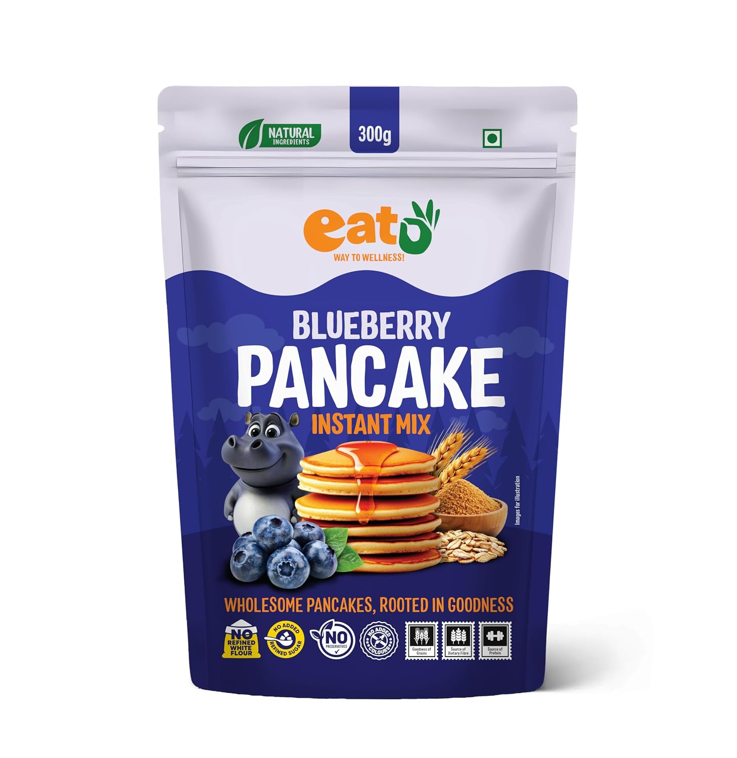EAT5 BLUEBERRY PAN CAKE 300 GM