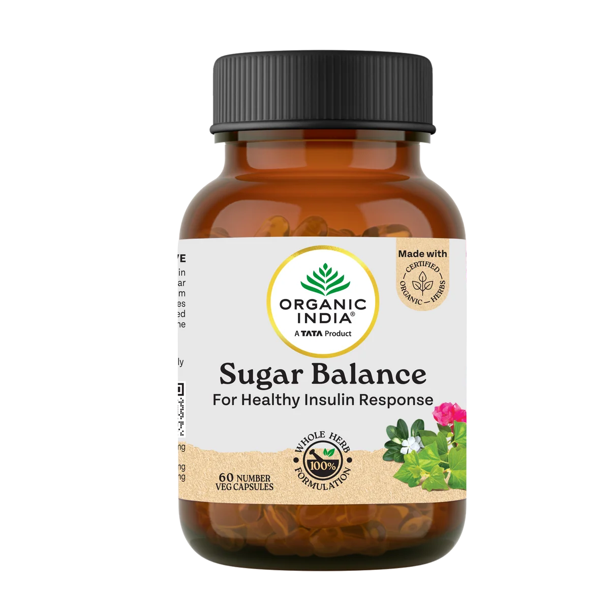 ORGANIC INDIA SUGAR BALANCE 60S CAPSULES
