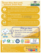 TF ORGANIC SPROUTED BROWN RICE,RED LENTIL,SPINACH,GREEN PEAS PORRIDGE MIX 200 GM