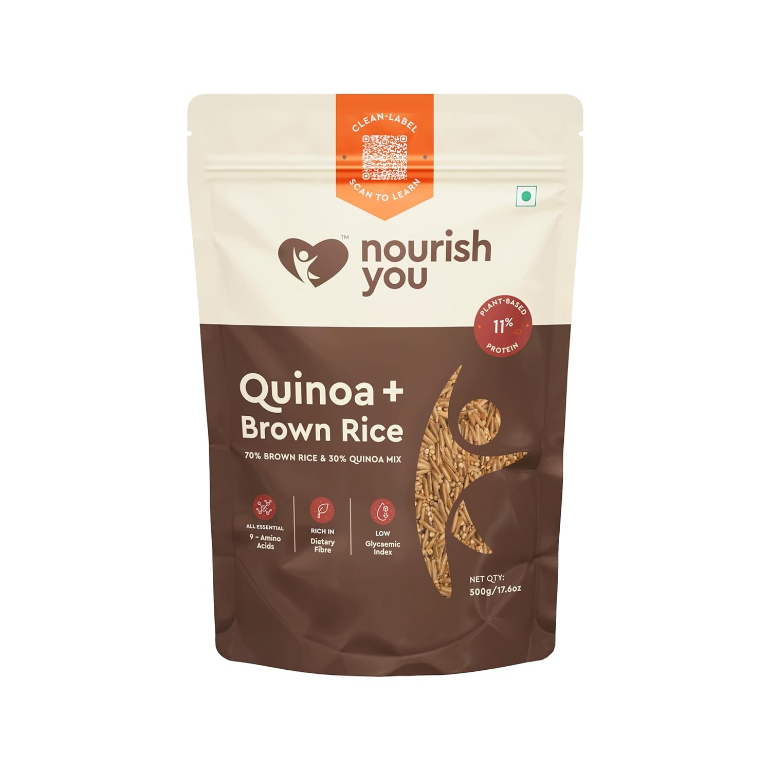 NOURISH QUINOA WITH BROWN RICE