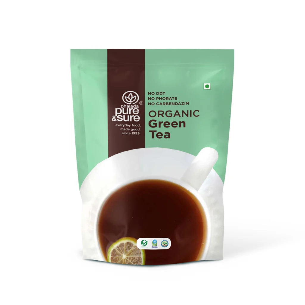 PS ORAGNIC GREEN TEA POWDER 200 GM