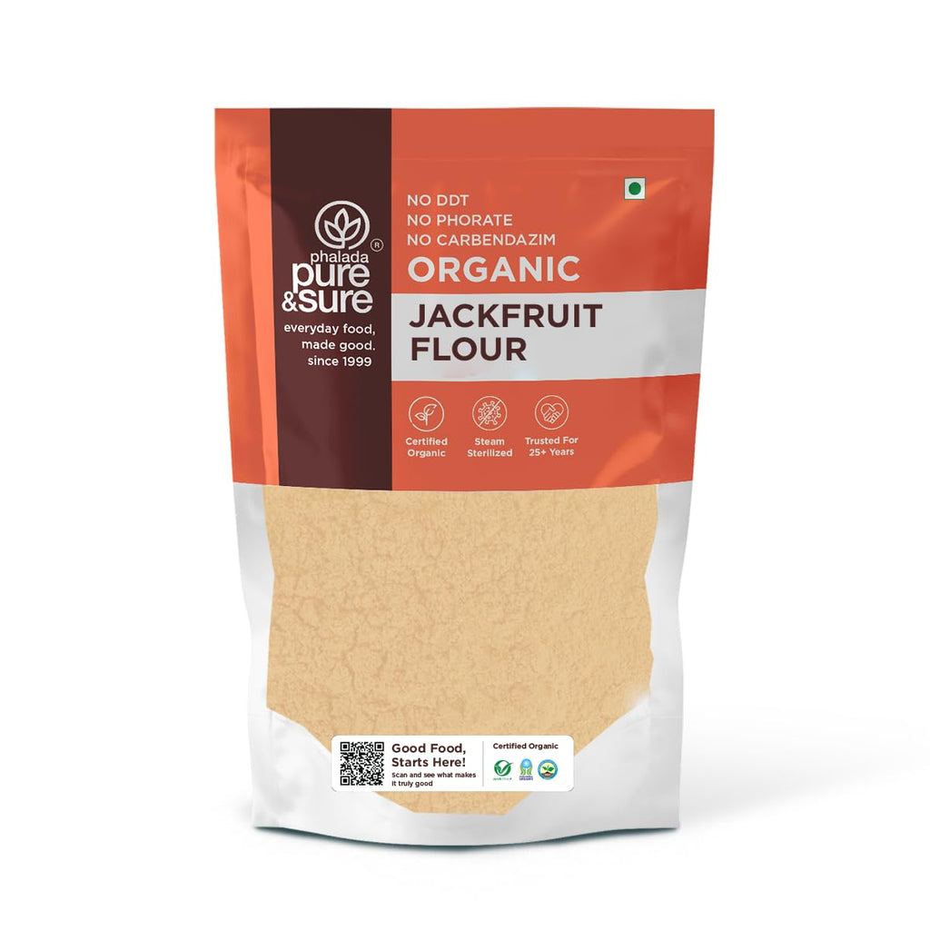 PURE AND SURE ORGANIC RAW JACKFRUIT FLOUR 500 GM