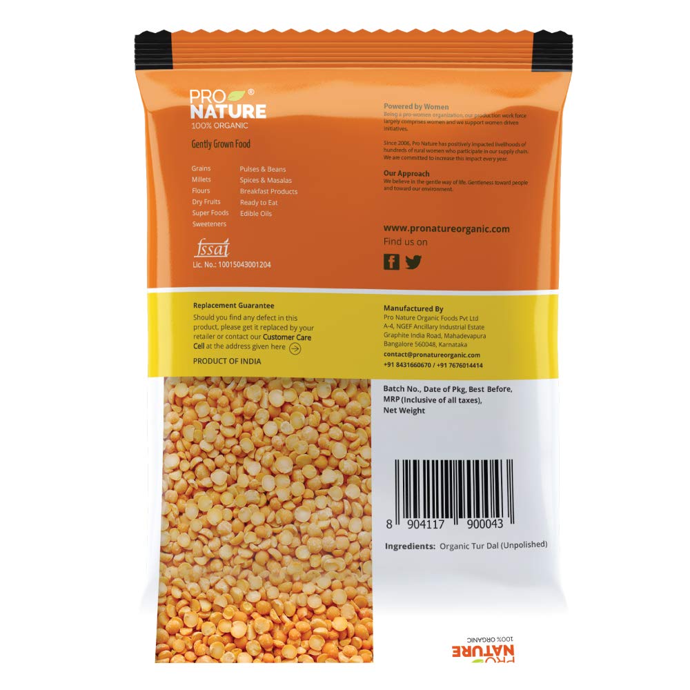 PRONATURE TUR DAL 500 GM