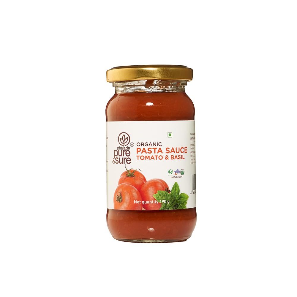 PS ORG TOMATO BASIL SAUCE 190 GM