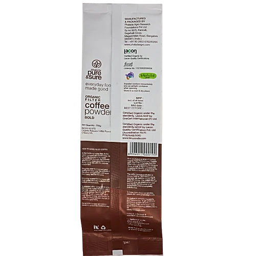 PURE AND SURE COFFEE POWDER BOLD 200 GM