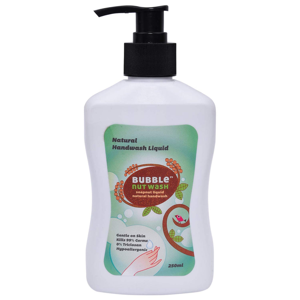 PURE NATURE BUBBLE NUT WASH_NATURAL HAND WASH 250 ML
