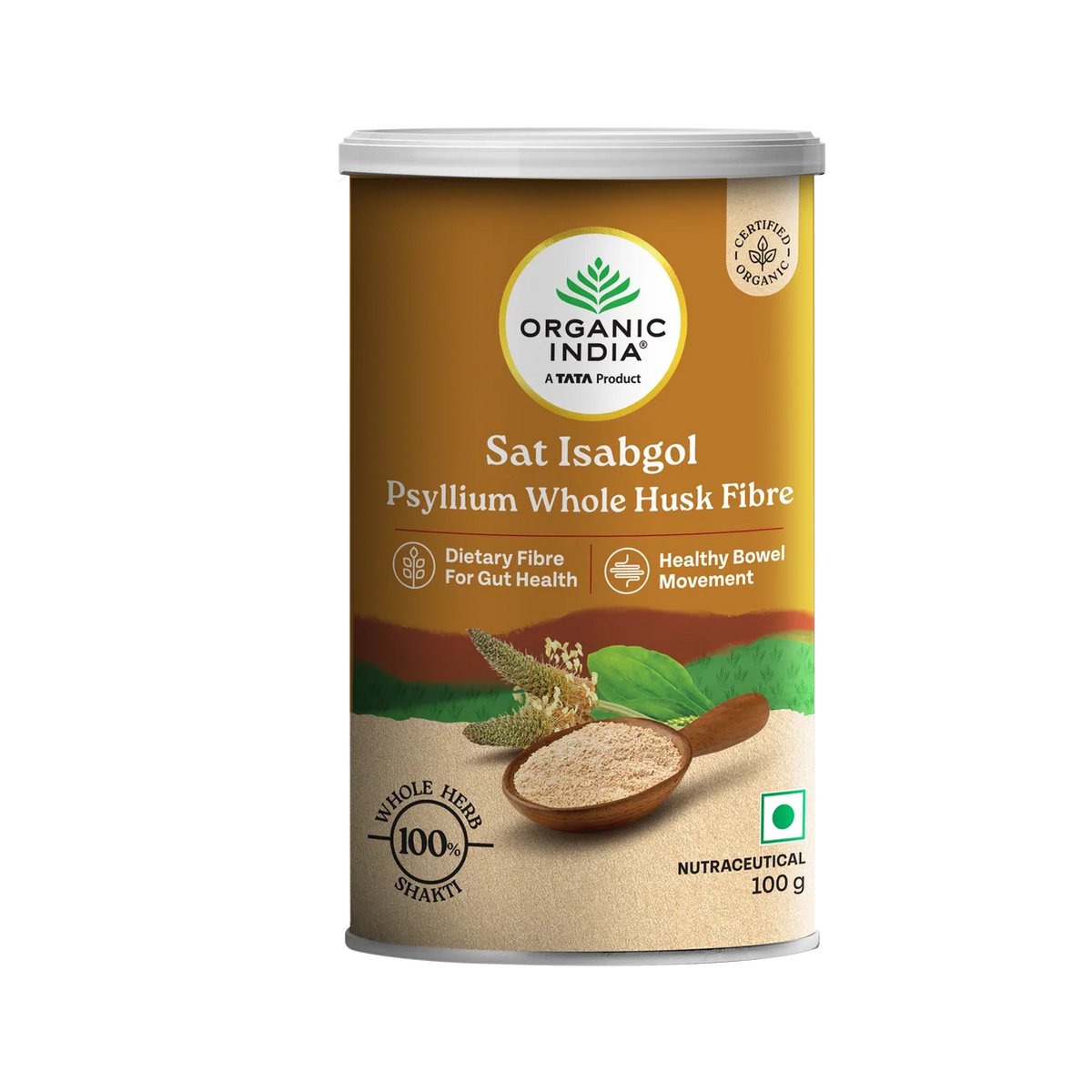 ORGANIC INDIA PSYLIUM HUSK 100 GM