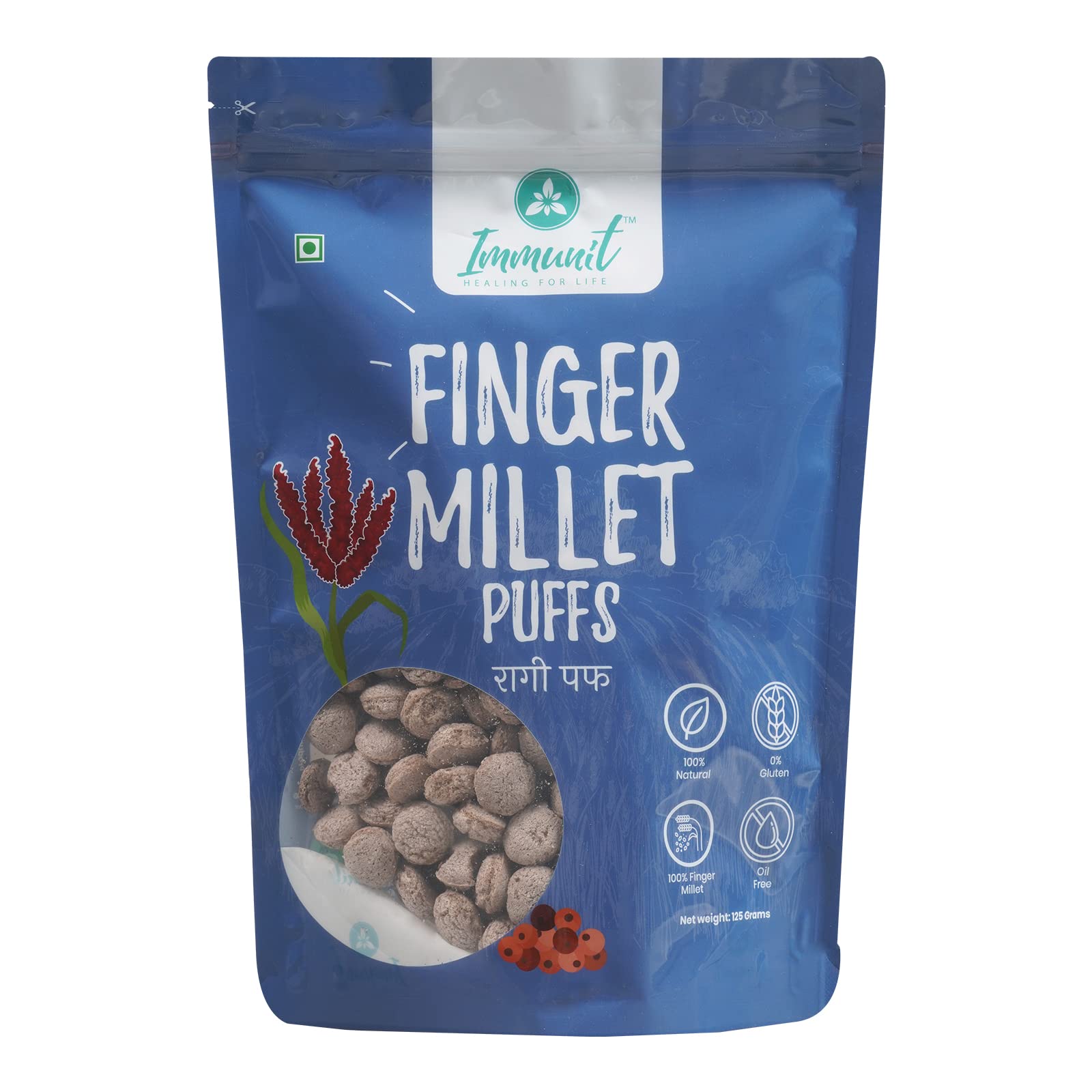 IMMUNIT RAGI (FINGER MILLET) PUFFS