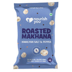 NOURISH ROASTED HIMALAYAN SALT AND PEPER MAKHANA 60 GM