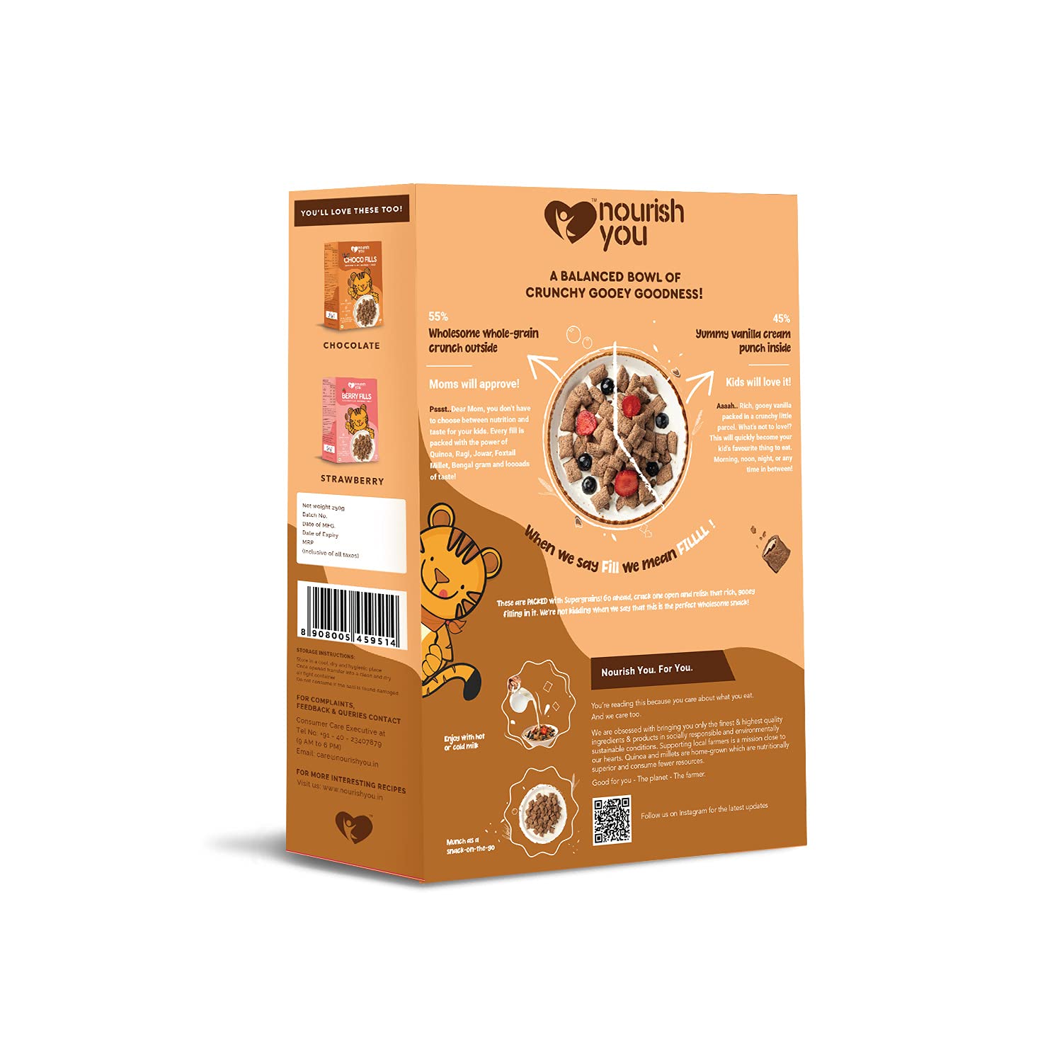 NOURISH VANILLA FILLS 250 GM