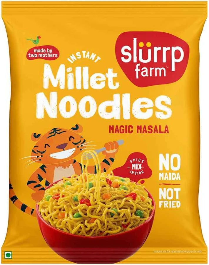 SLURRP FARM INSTANT MILLET NOODLES MAGIC MASALA 57 GM