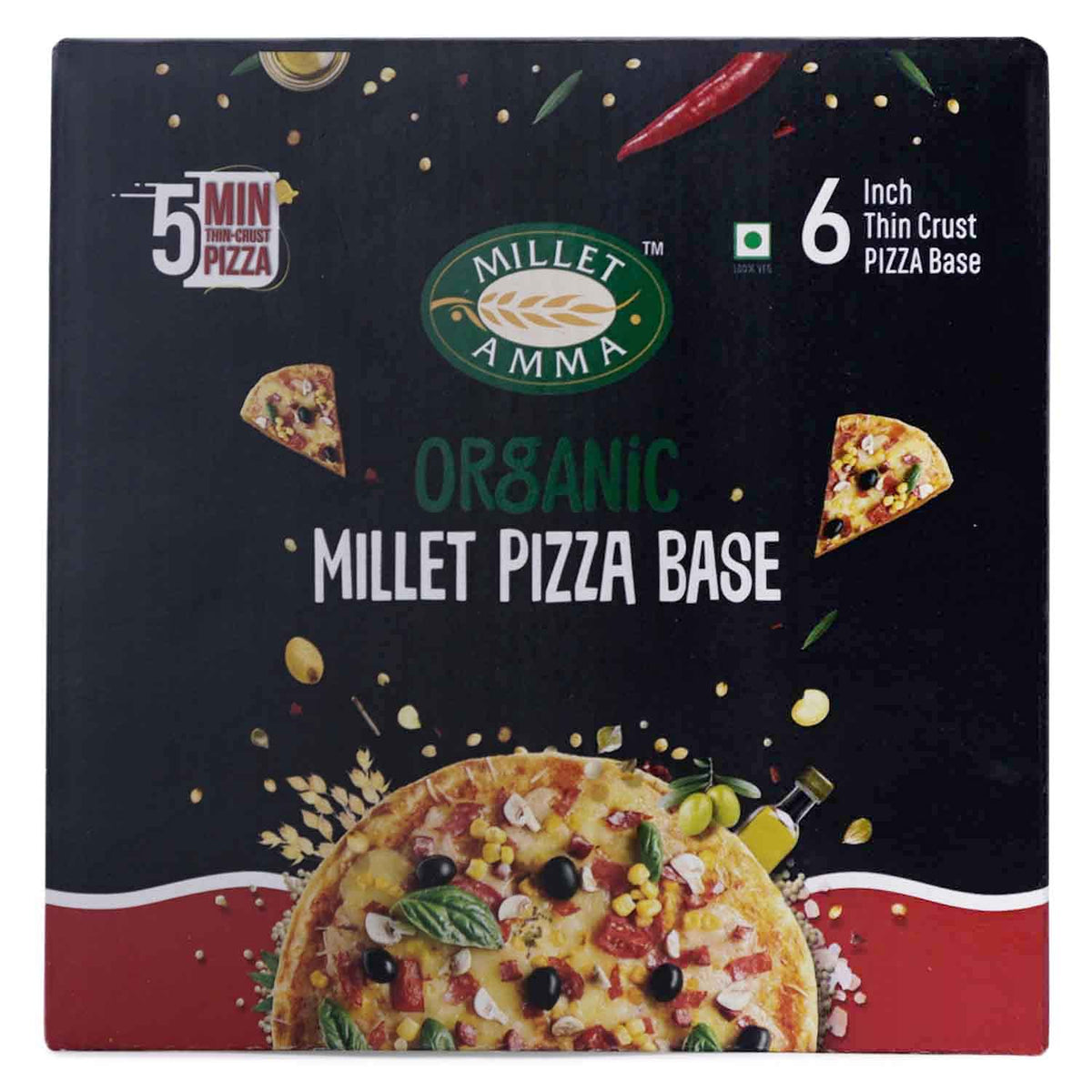 MILLET AMMA MILLET PIZZA BASE 200 GM