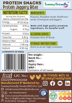 TUMMYFRIENDLY FOODS PROTEIN SNACKS- PROTEIN JAGGERY BITES-70 GM