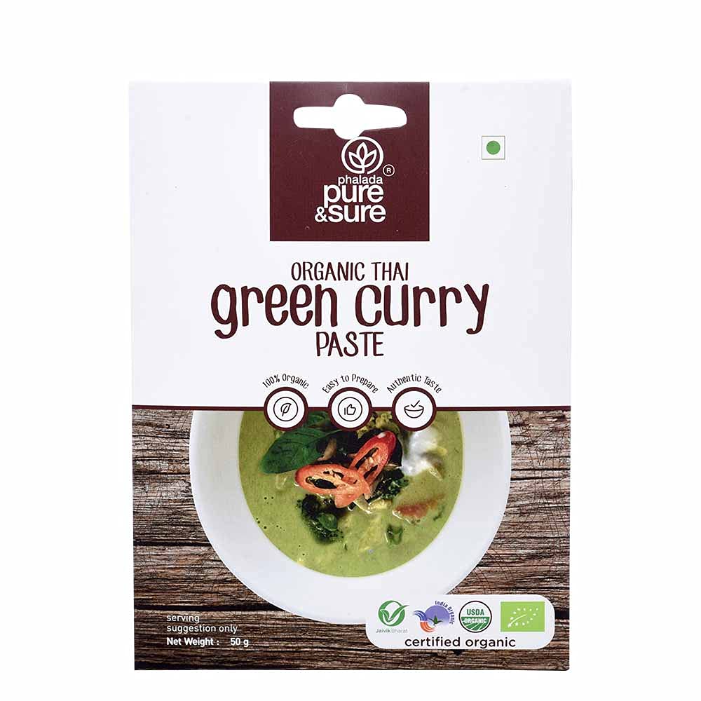 PS ORG GREEN CURRY PASTE 50 GM
