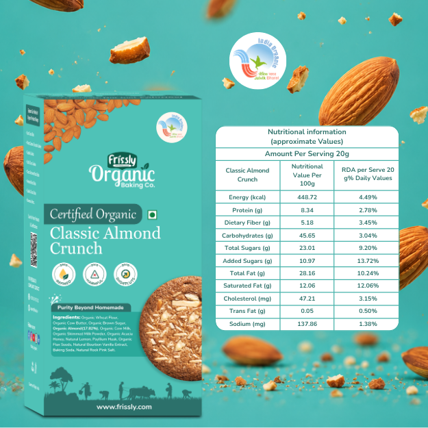 FRISSLY CLASSIC ALMOND CRUNCH 120 GM