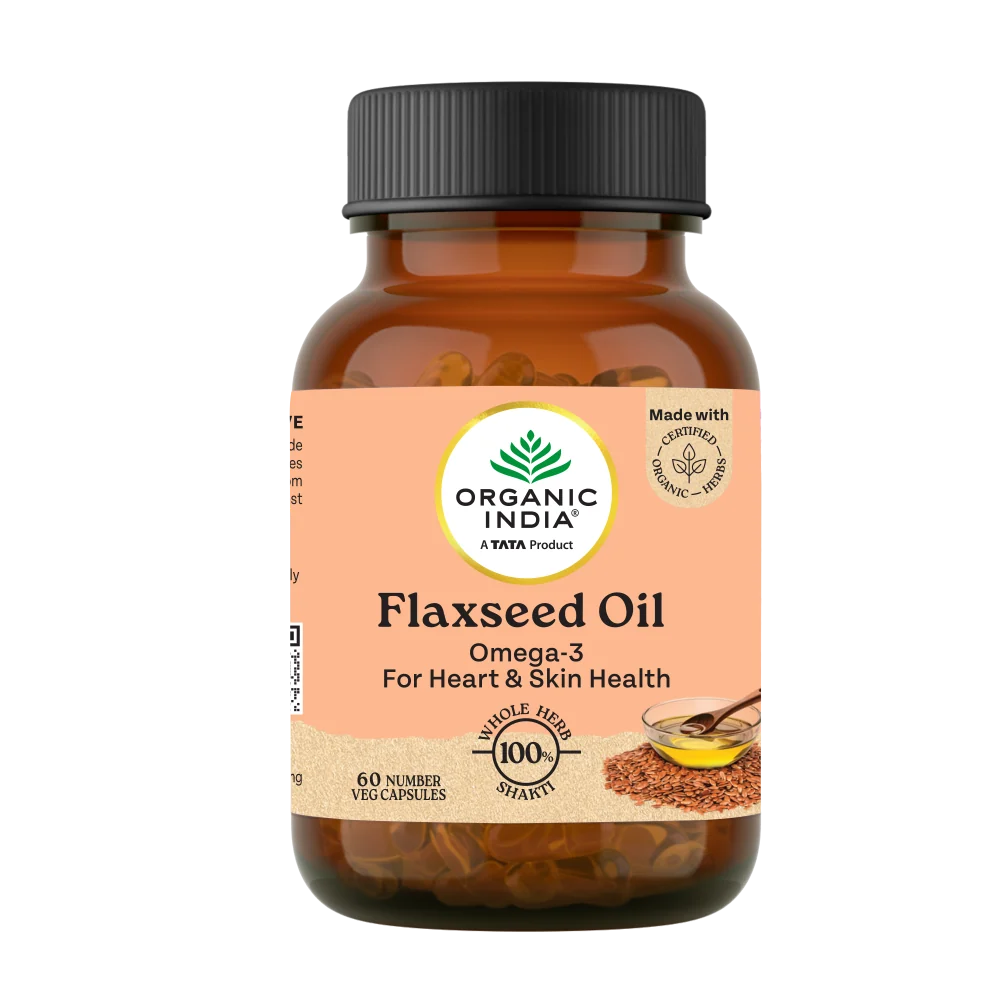ORGANIC INDIA FLAXSEED OIL 60S CAPSULES