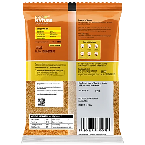 PRONATURE BROWN SUGAR 500 GM