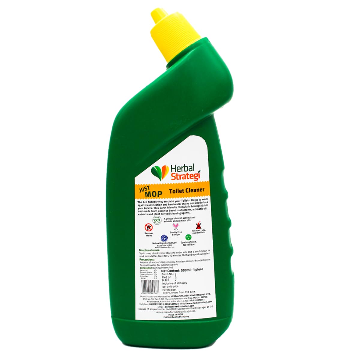 HERBAL STRATEGY BATHROOM CLEANER JUST MOP 500 ML