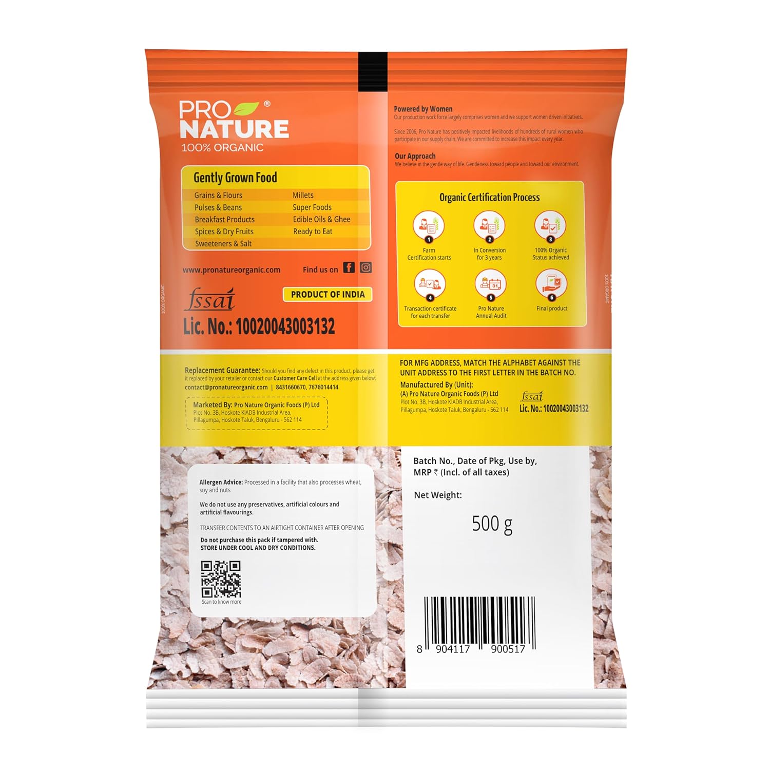 PRONATURE RED POHA 500 GM