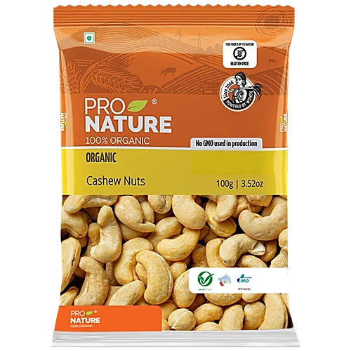 PRONATURE CASHEW NUTS 100 GM
