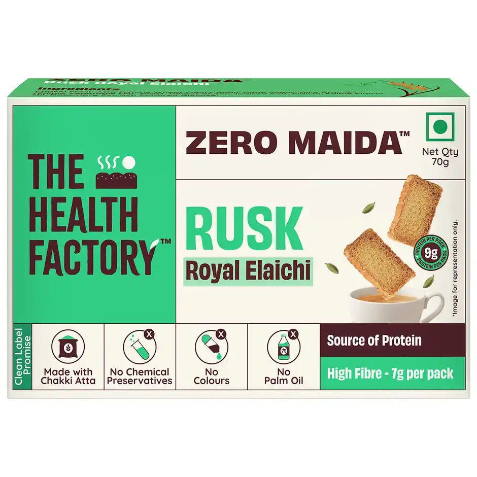 ZERO MAIDA RUSK RAYAL ELAICHI 80 GM