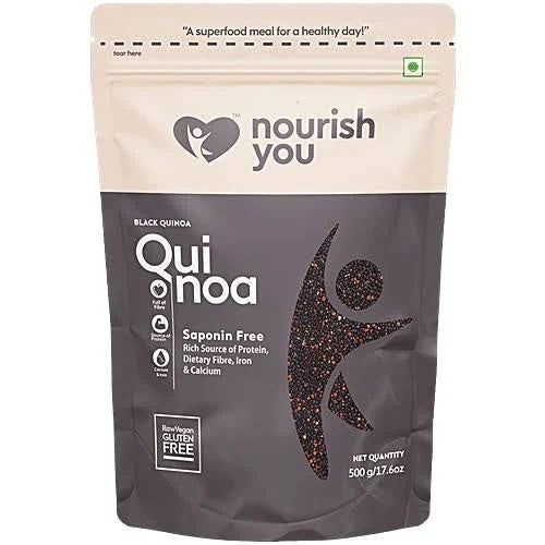 NOURISH BLACK QUINOA 500 GM