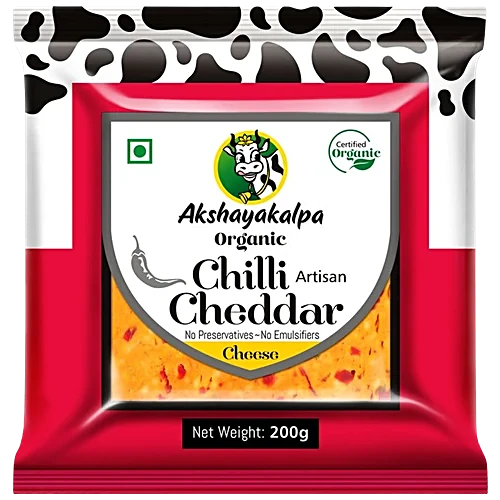 AKSHAYAKALPHA CHEDDAR CHILLI 200 GM