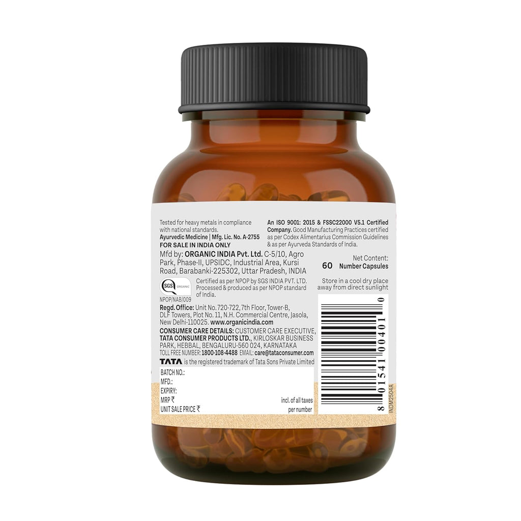 ORGANIC INDIA BOWELCARE 60S CAPSULES