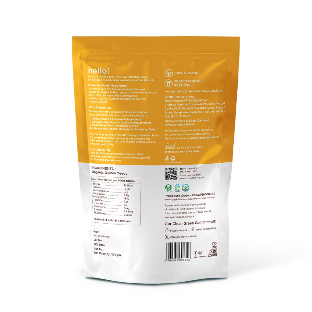 PS ORG QUINOVA SEED - 500 GM