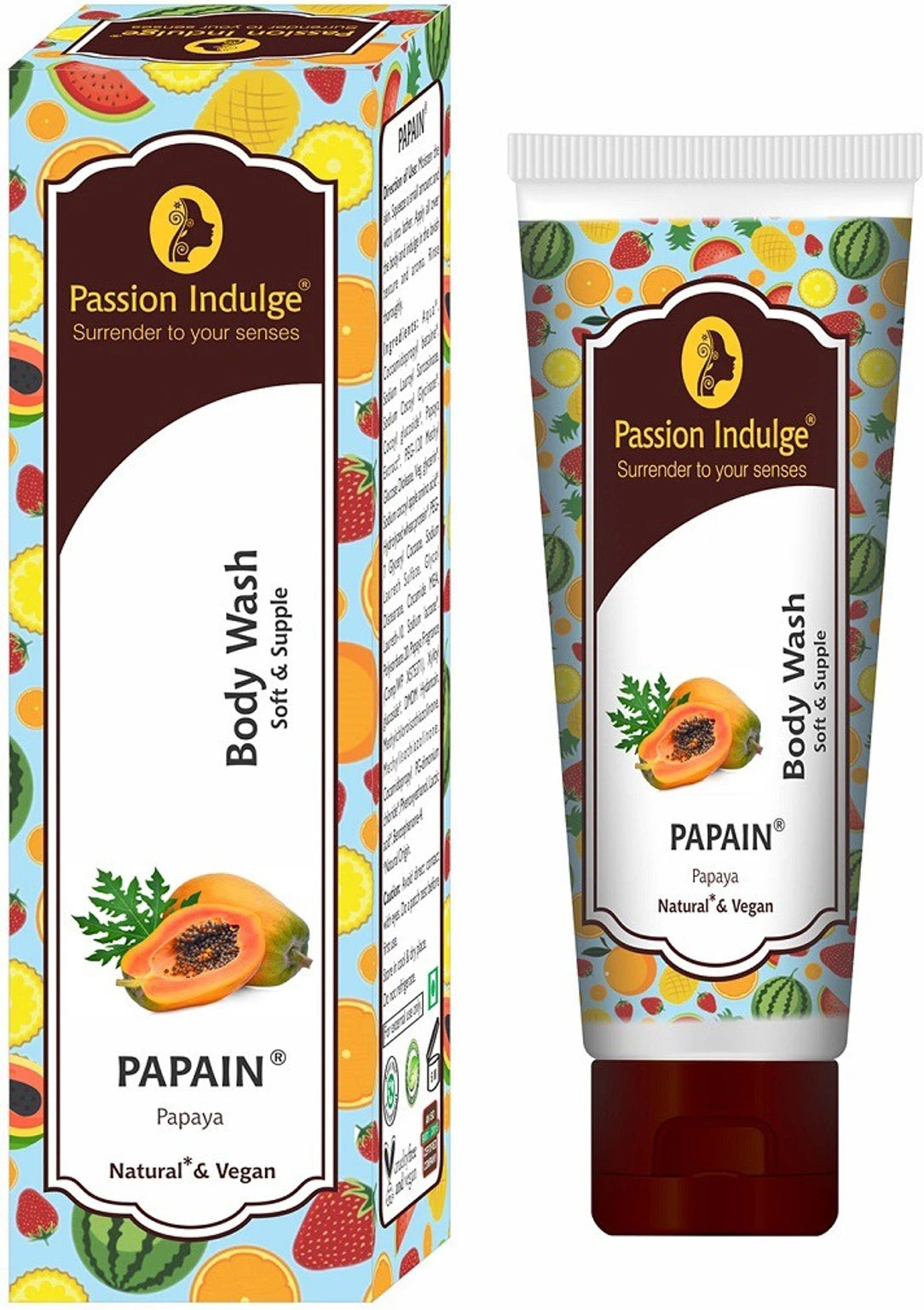 P I-BODY WASH-PAPAIN - 200 ML