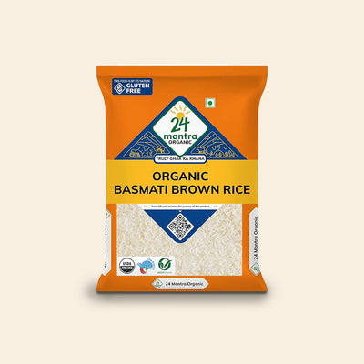 24 Mantra Basmati Rice Premium Brown 1 Kg