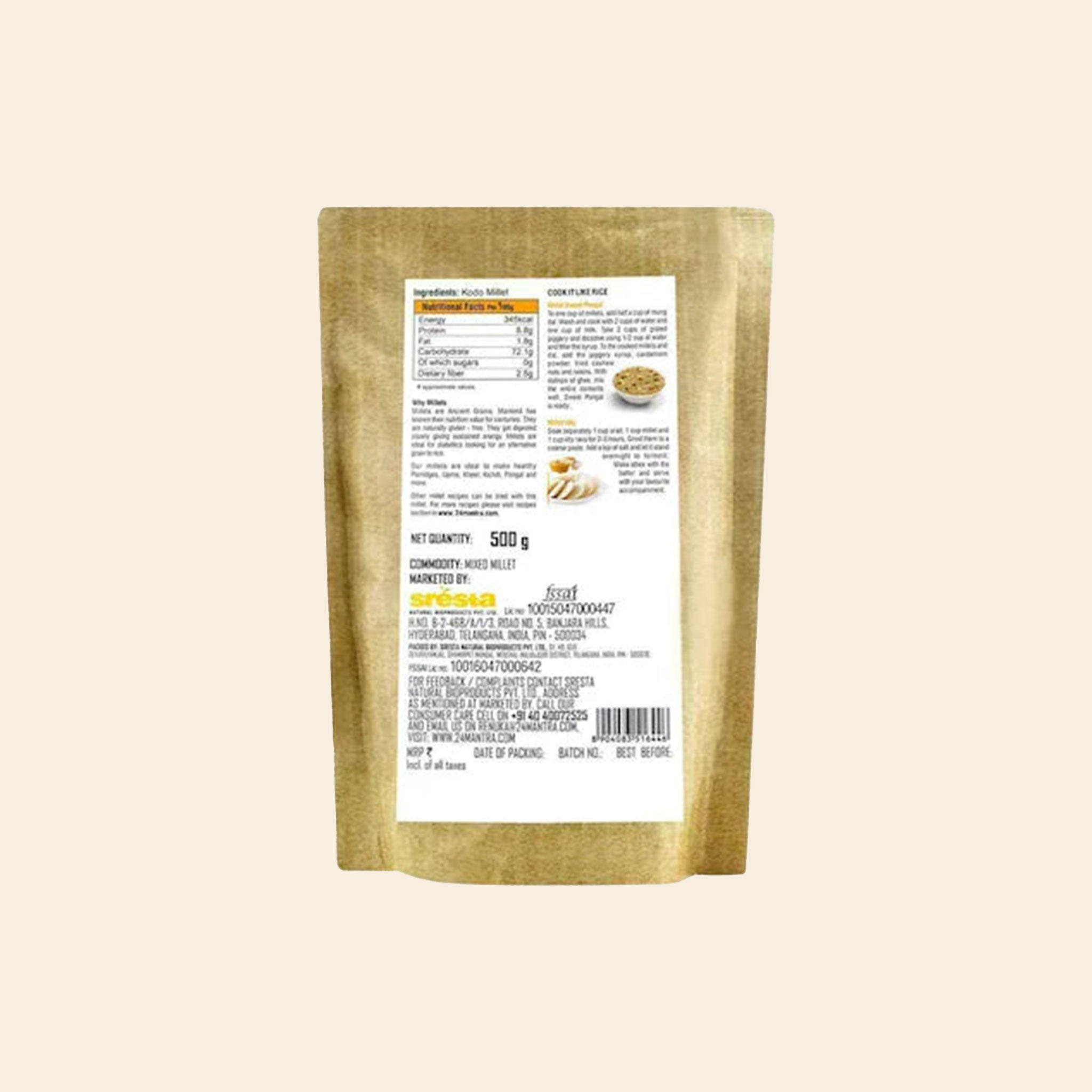 24 Mantra Kodo Millet 500 G