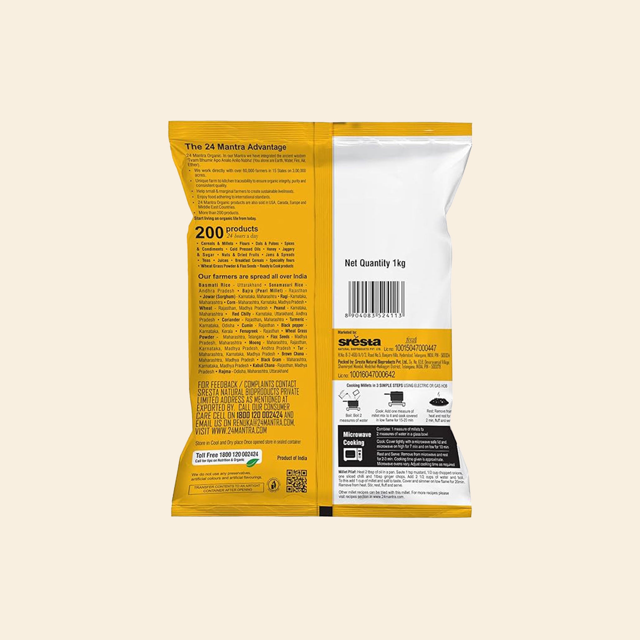 24 Mantra Mixed Millets 1 Kg