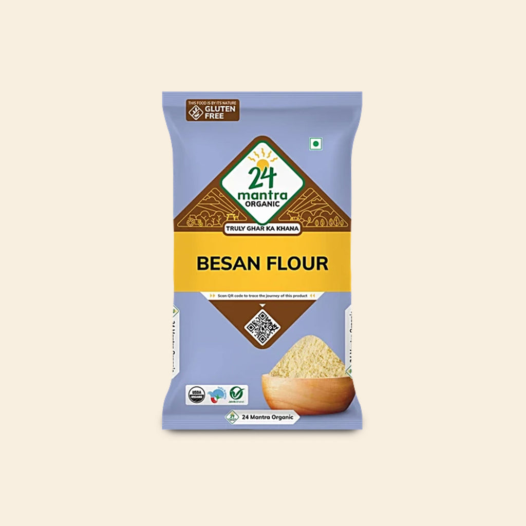 24 Mantra Organic Besan (Gram) Flour 500 G