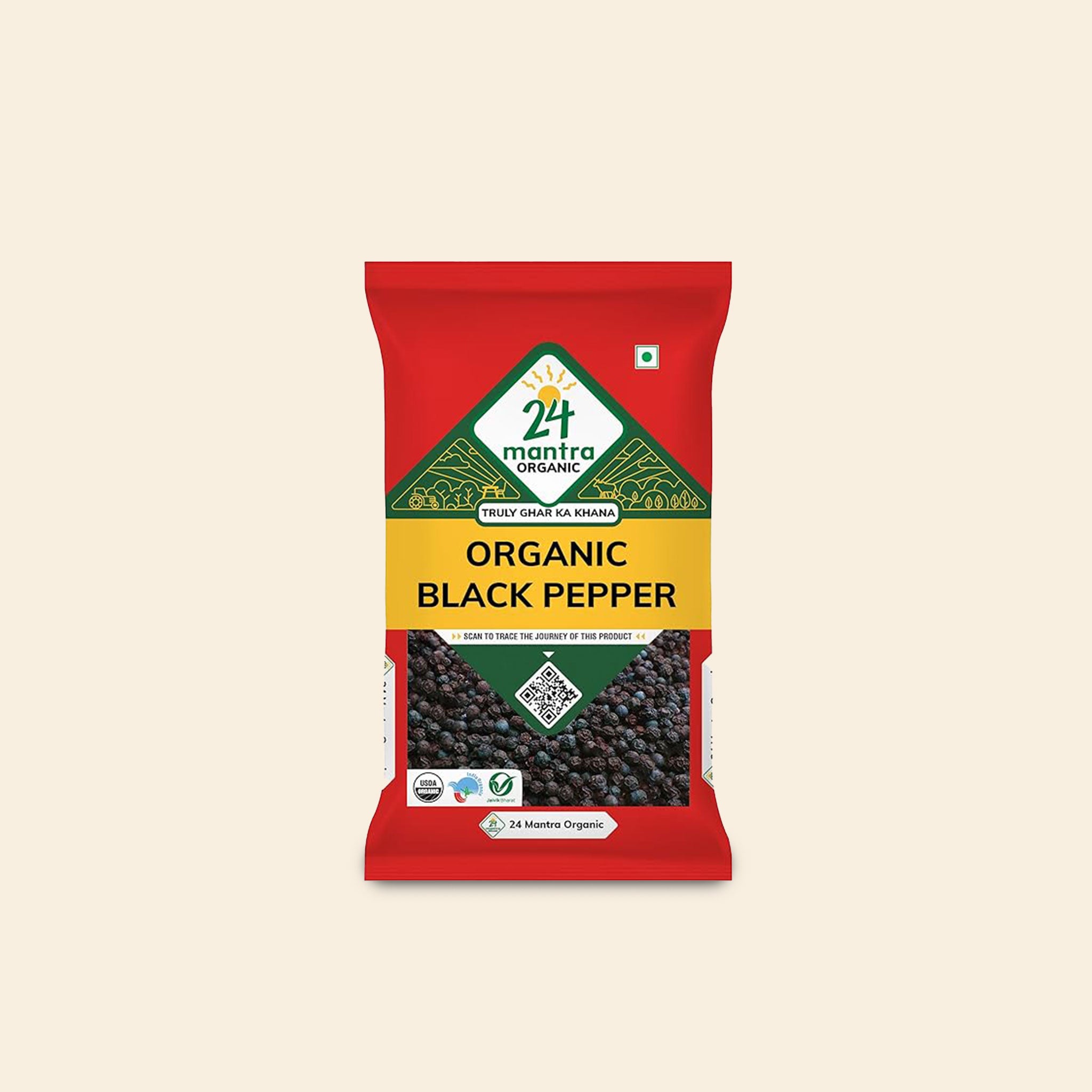 24 Mantra Organic Black Pepper 100 G